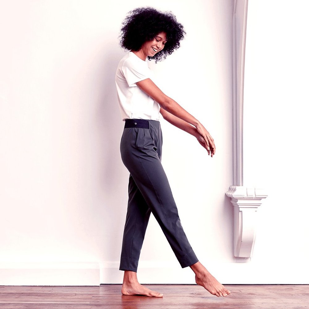 ADAY Turn It Up pant in Grey/Slate (XS)